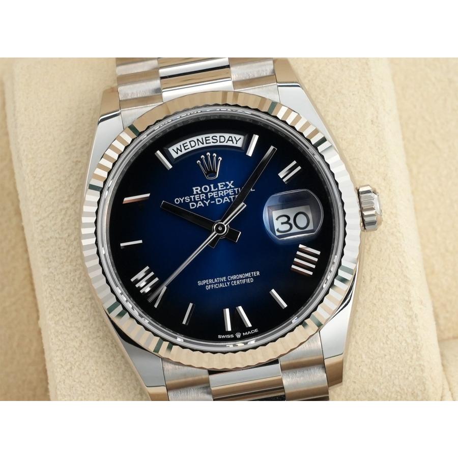 デイデイト ロレックス デイデイト36 Ref.128239 18KWG ブルーオンブレ