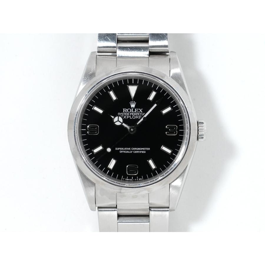 ロレックス エクスプローラーI Ref.14270 ステンレススチール ブラック文字盤 オイスターブレスレット | エクスプローラー（ROLEX） | 01