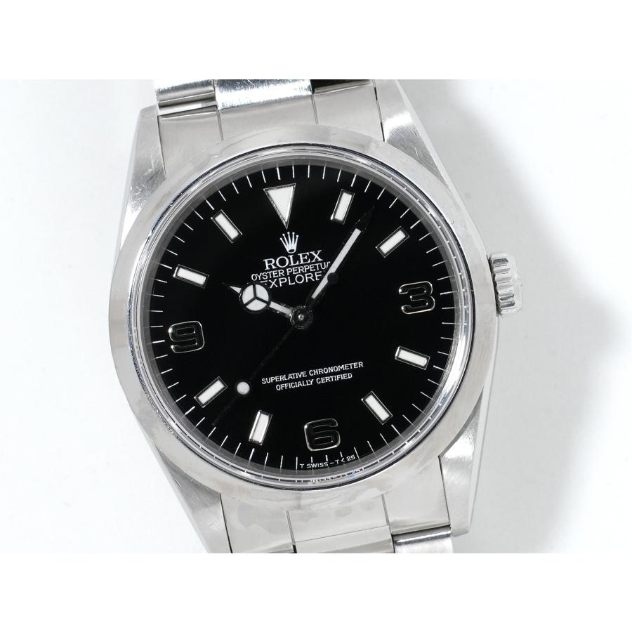 ロレックス エクスプローラーI Ref.14270 ステンレススチール ブラック文字盤 オイスターブレスレット | エクスプローラー（ROLEX） | 02