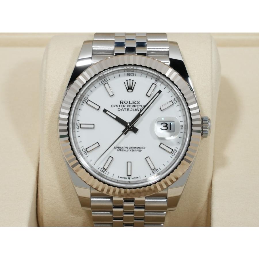 ロレックス デイトジャスト41 Ref.126334 ステンレススチール/ホワイトゴールド ホワイト文字盤 ジュビリーブレスレット | デイトジャスト | 01