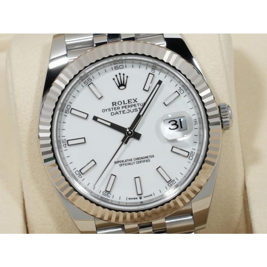 ロレックス デイトジャスト41 Ref.126334 ステンレススチール/ホワイトゴールド ホワイト文字盤 ジュビリーブレスレット | デイトジャスト | 02
