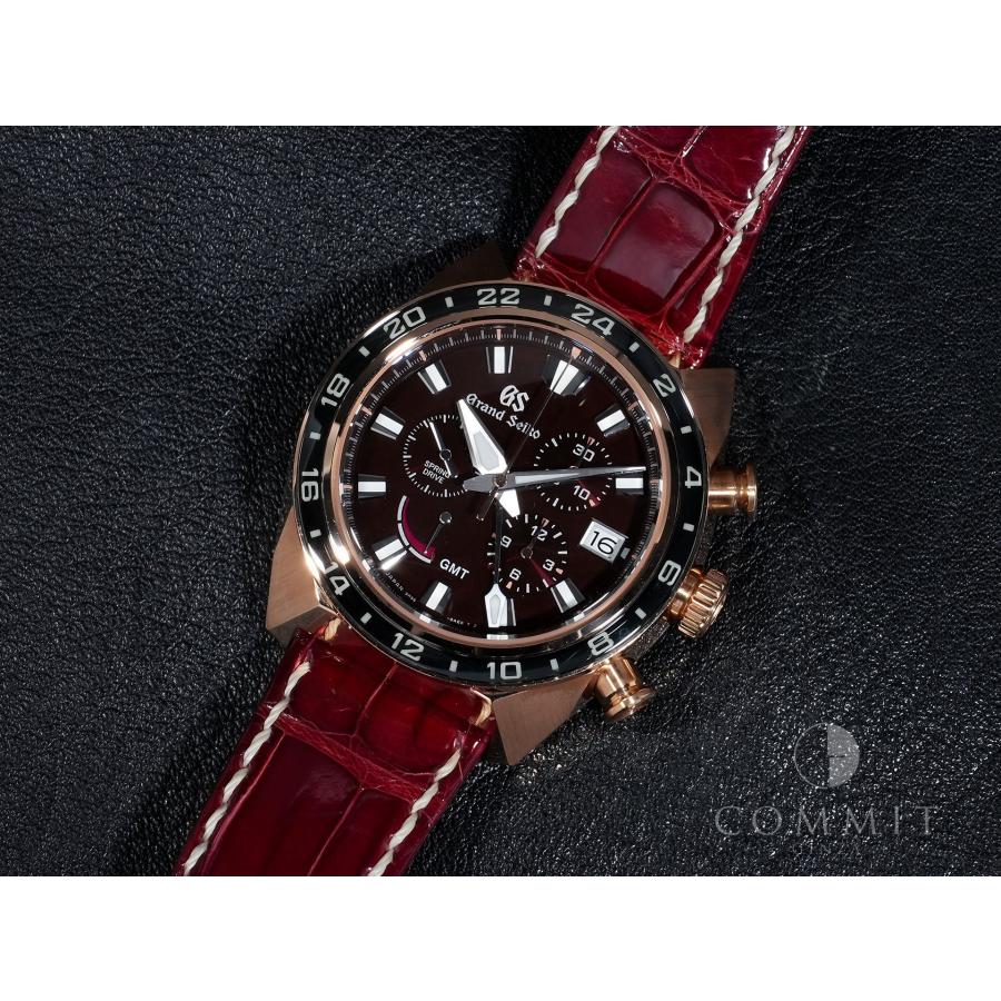 グランドセイコー スポーツコレクション スプリングドライブ20周年記念限定モデル Ref.SBGC230 ピンクゴールド ダークレッド文字盤 | Grand Seiko | 12