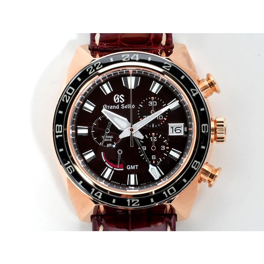 グランドセイコー スポーツコレクション スプリングドライブ20周年記念限定モデル Ref.SBGC230 ピンクゴールド ダークレッド文字盤 | Grand Seiko | 01