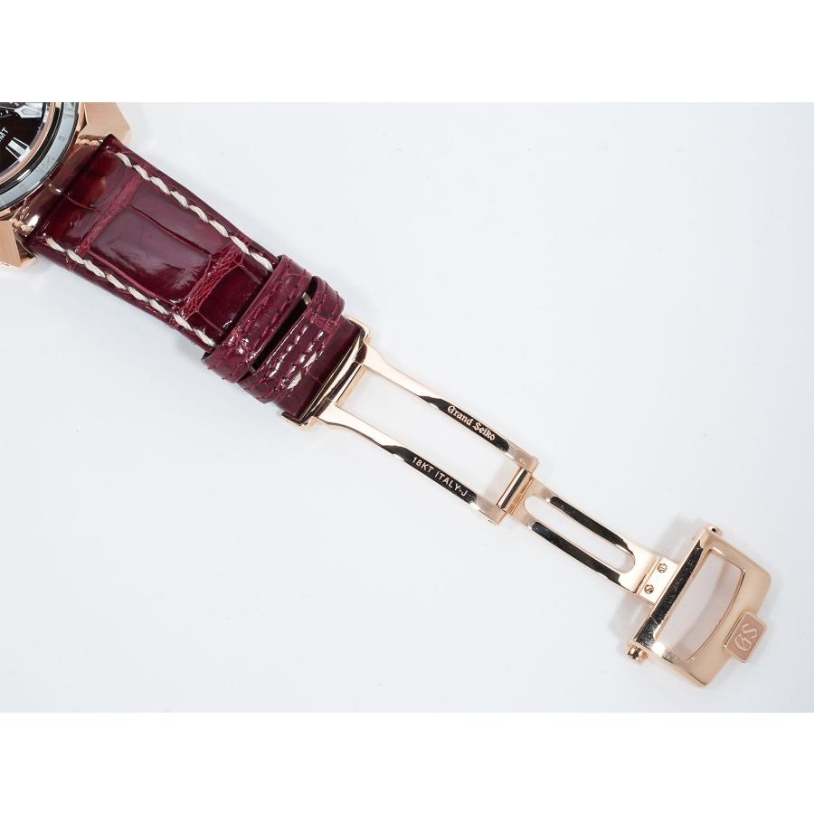 グランドセイコー スポーツコレクション スプリングドライブ20周年記念限定モデル Ref.SBGC230 ピンクゴールド ダークレッド文字盤 | Grand Seiko | 07