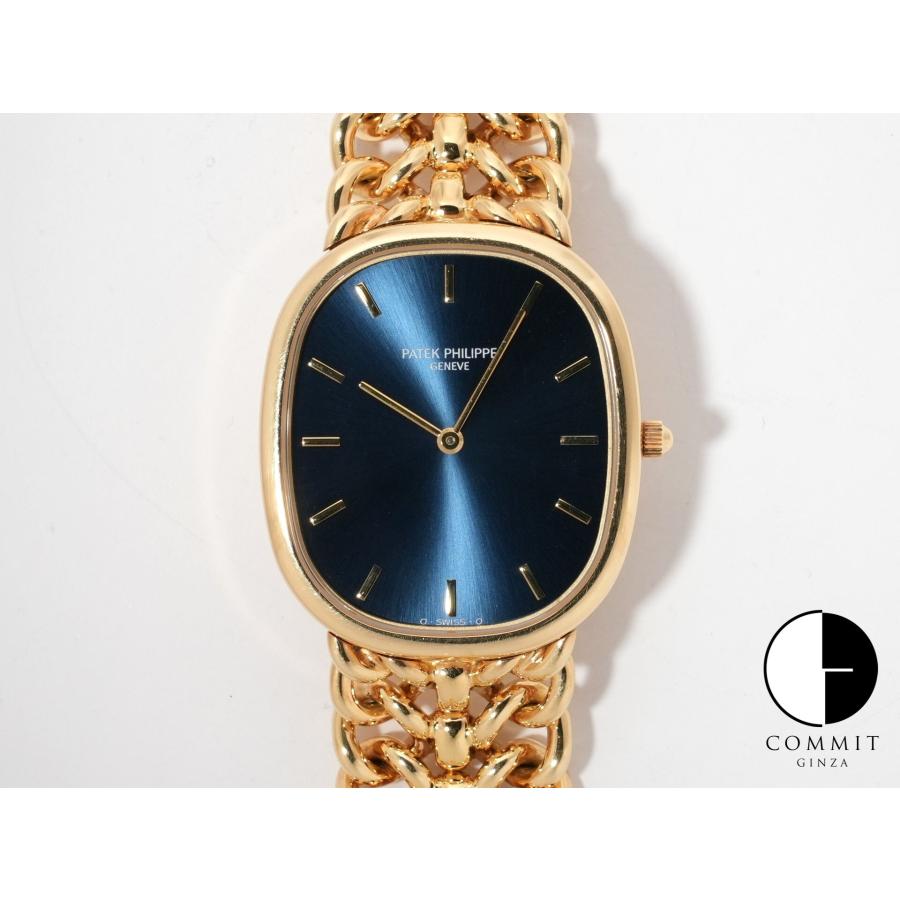 パテックフィリップ ゴールデンエリプス Ref.3738/119 イエローゴールド ブルー文字盤 | PATEK PHILIPPE
