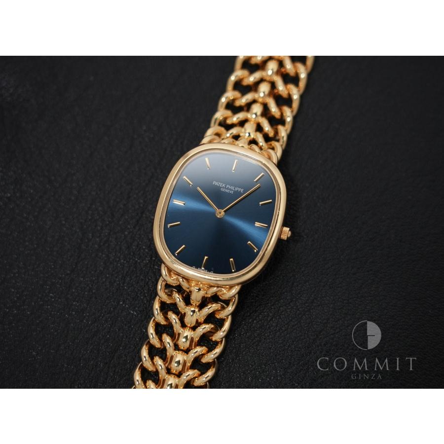 パテックフィリップ ゴールデンエリプス Ref.3738/119 イエローゴールド ブルー文字盤 | PATEK PHILIPPE | 12