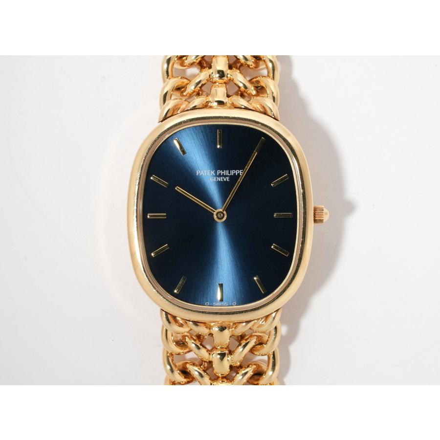 パテックフィリップ ゴールデンエリプス Ref.3738/119 イエローゴールド ブルー文字盤 | PATEK PHILIPPE | 01