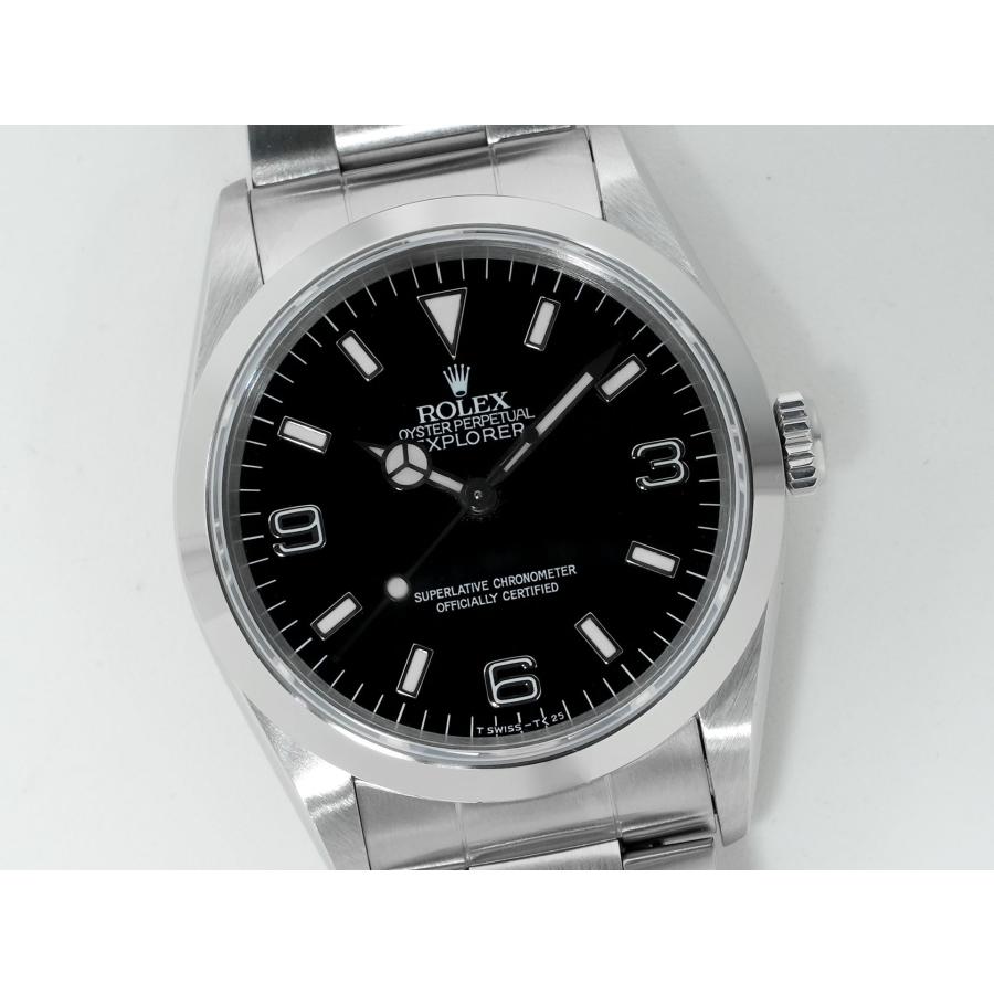 ロレックス エクスプローラーI Ref.14270 ステンレススチール ブラック文字盤 オイスターブレスレット | エクスプローラー（ROLEX） | 01