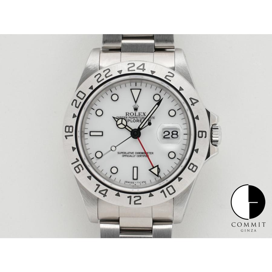 ロレックス エクスプローラーII Ref.16570 ステンレススチール ホワイト文字盤 オイスターブレスレット | エクスプローラーII