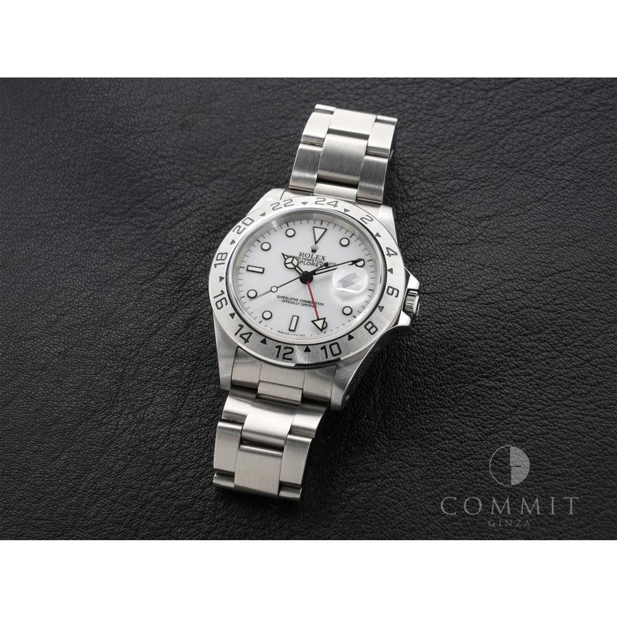 ロレックス エクスプローラーII Ref.16570 ステンレススチール ホワイト文字盤 オイスターブレスレット | エクスプローラーII | 10