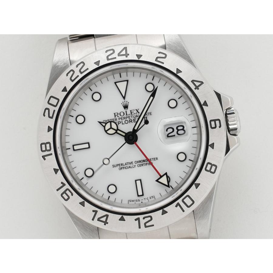 ロレックス エクスプローラーII Ref.16570 ステンレススチール ホワイト文字盤 オイスターブレスレット | エクスプローラーII | 02