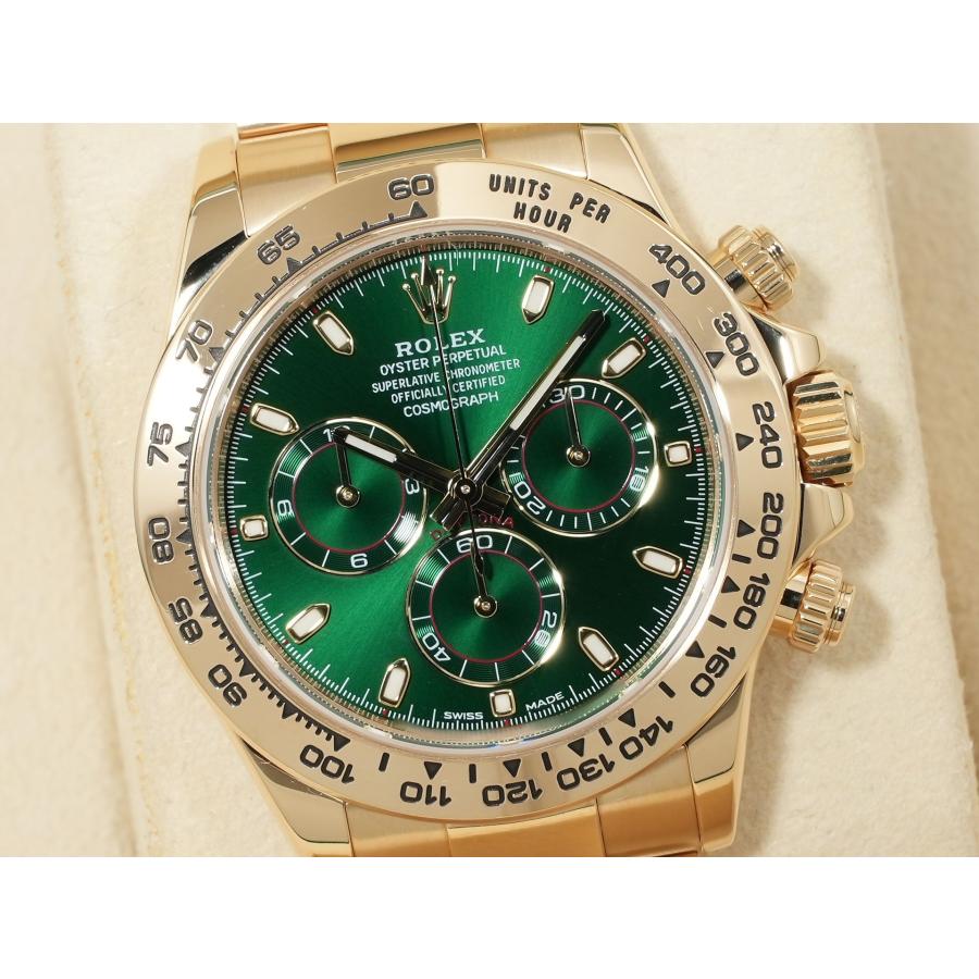 ロレックス デイトナ Ref.116508 イエローゴールド グリーン文字盤 | コスモグラフ デイトナ | 02