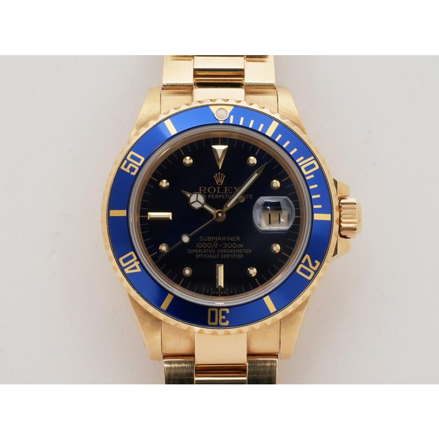 ロレックス サブマリーナーデイト Ref.16808 18KYG ブルー文字盤 | サブマリーナー | 01