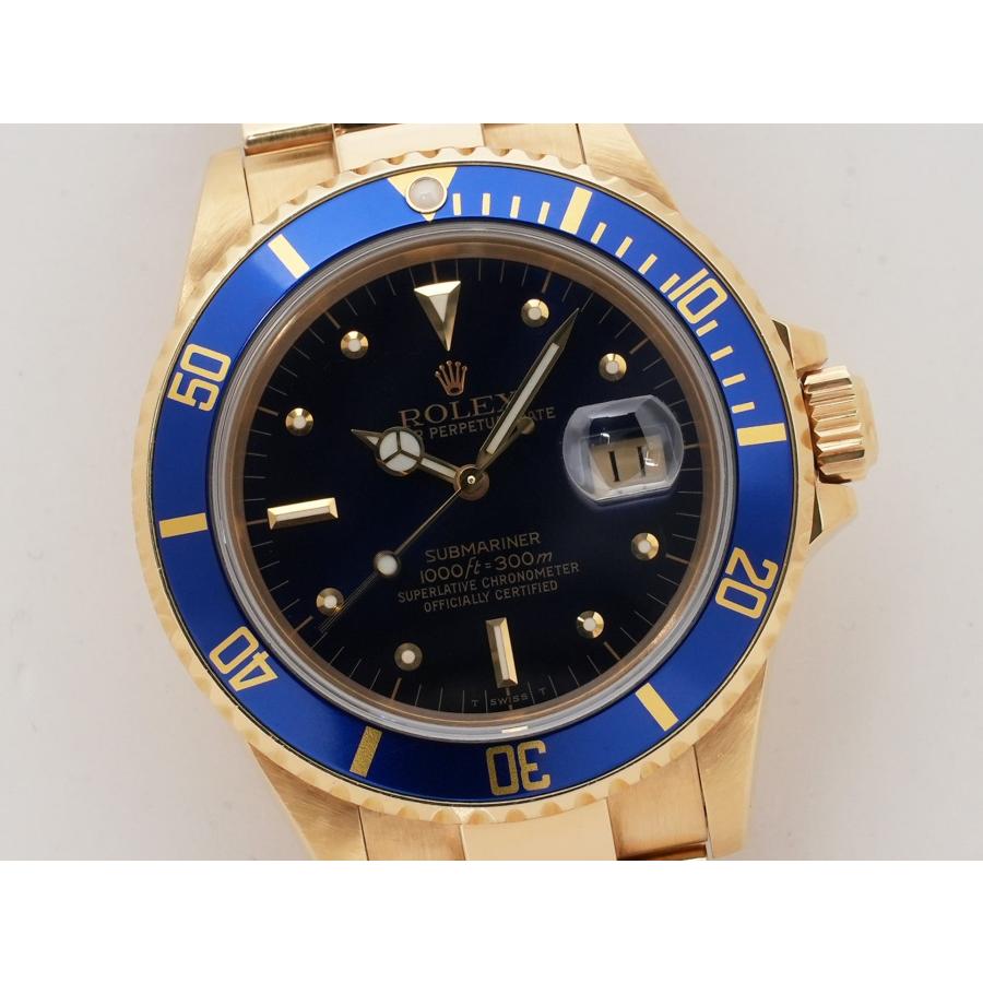 ロレックス サブマリーナーデイト Ref.16808 18KYG ブルー文字盤 | サブマリーナー | 02