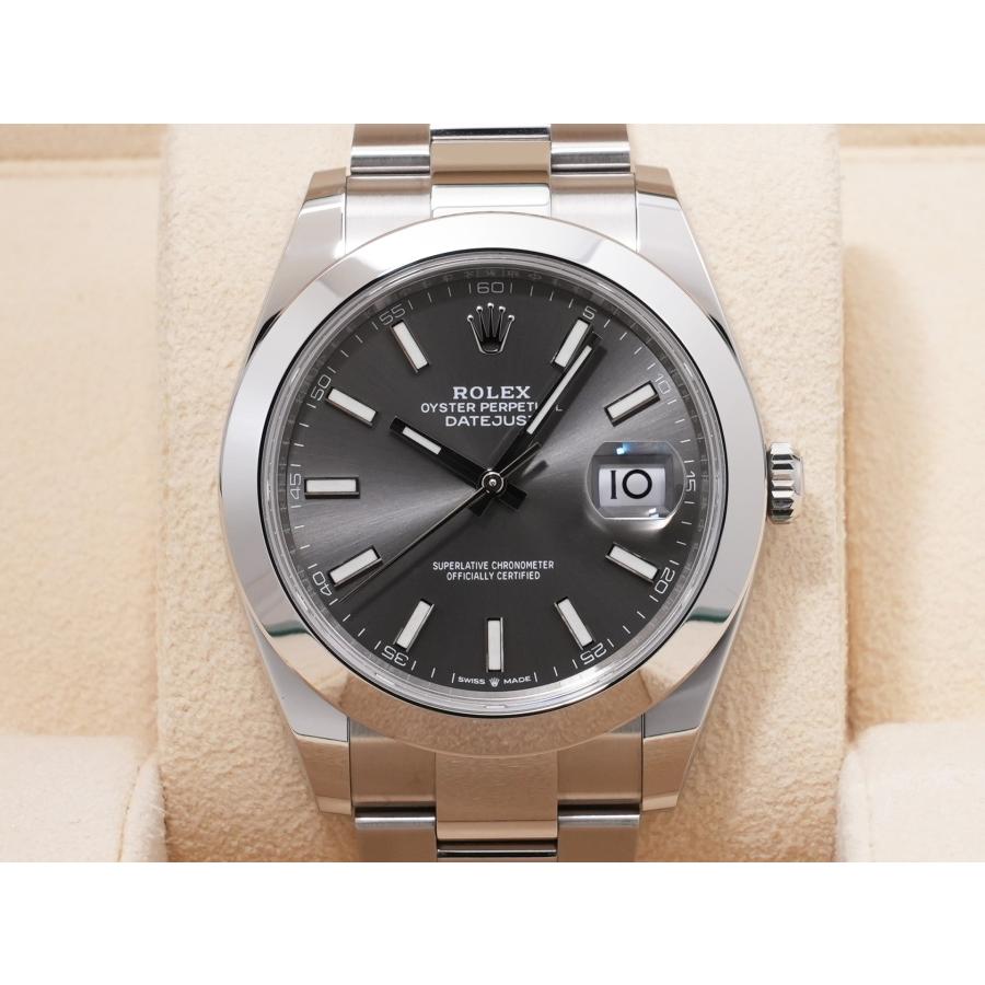 ロレックス デイトジャスト41 Ref.126300 SS スレート文字盤 オイスターブレスレット | デイトジャスト | 01