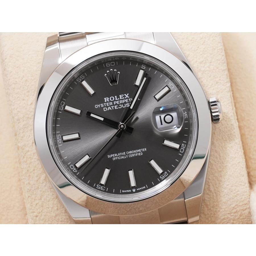 ロレックス デイトジャスト41 Ref.126300 SS スレート文字盤 オイスターブレスレット | デイトジャスト | 02