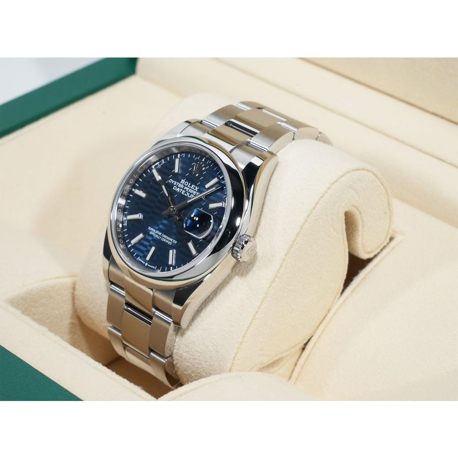ロレックス デイトジャスト36 Ref.126200 ステンレススチール ブルー フルーテッドモチーフ文字盤 オイスターブレスレット | デイトジャスト | 03