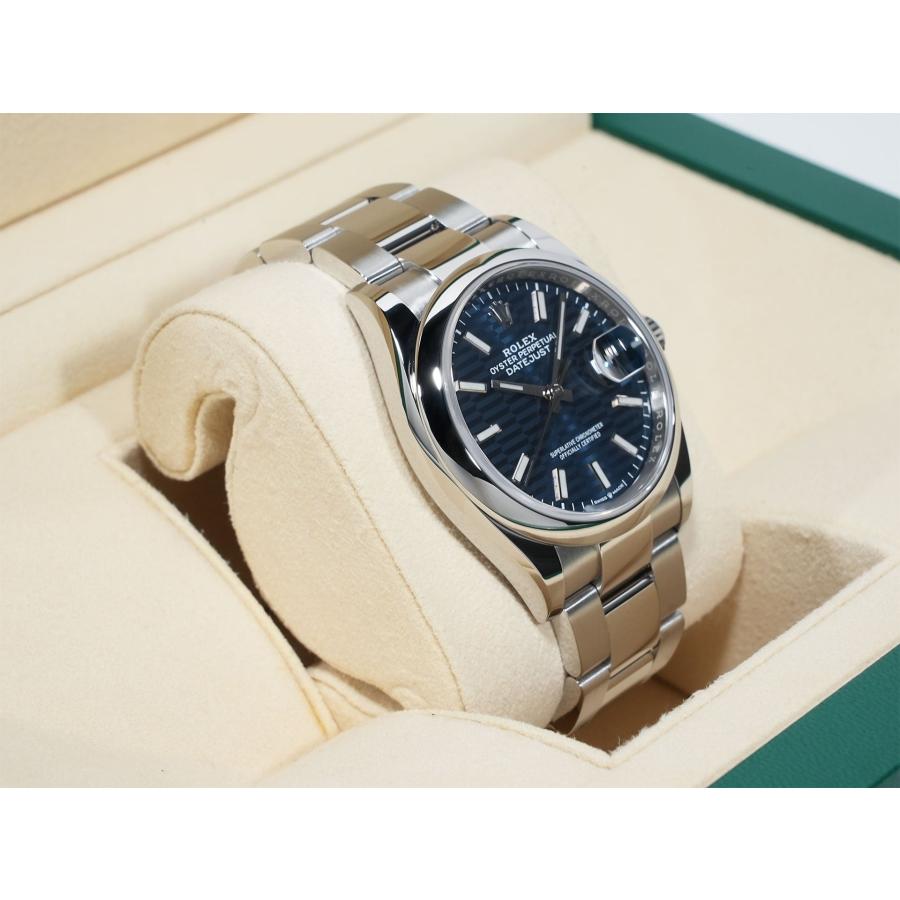 ロレックス デイトジャスト36 Ref.126200 ステンレススチール ブルー フルーテッドモチーフ文字盤 オイスターブレスレット | デイトジャスト | 04