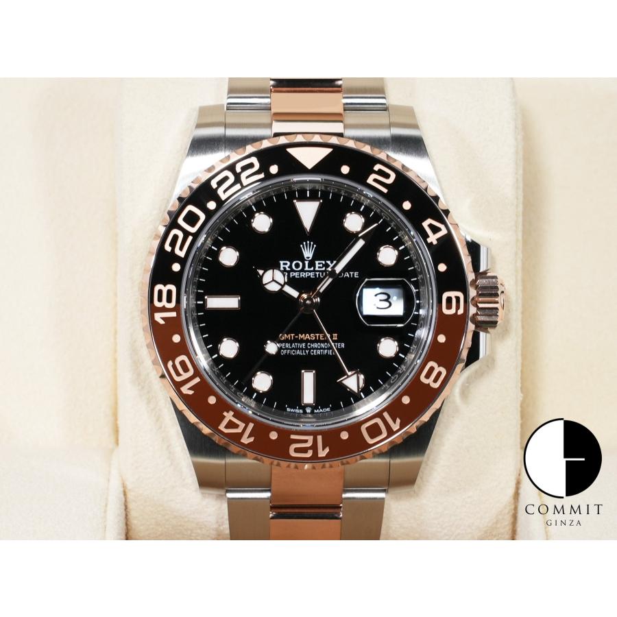 ロレックス GMTマスターII Ref.126711CHNR ステンレススチール/エバーローズゴールド ブラック文字盤 オイスターブレスレット | GMTマスター