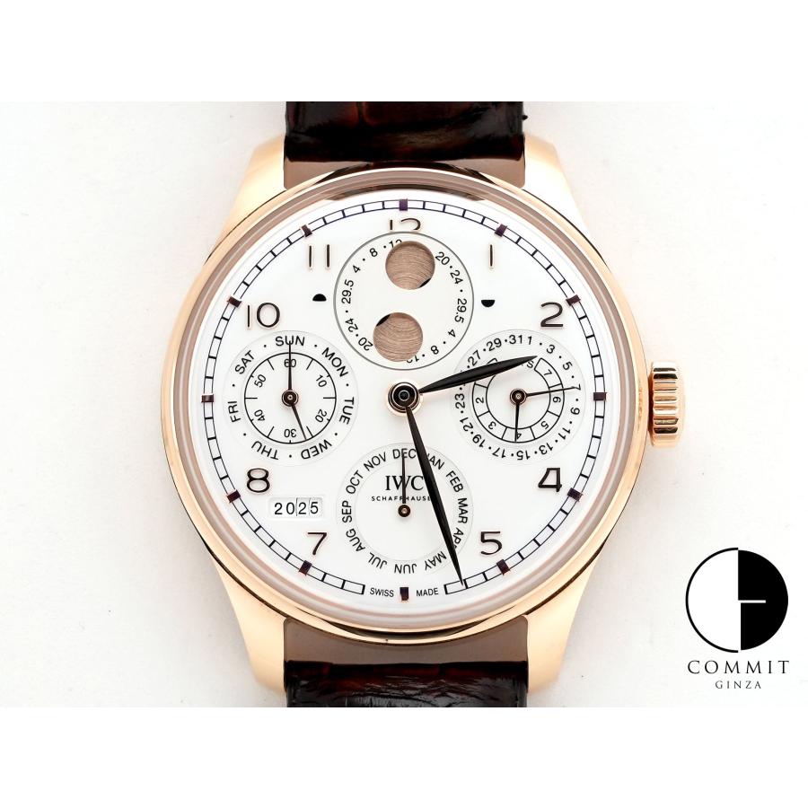 IWC ポルトギーゼ パーペチュアルカレンダー 44 Ref.IW503701 Armor Gold シルバー文字盤 | IWC SCHAFFHAUSEN