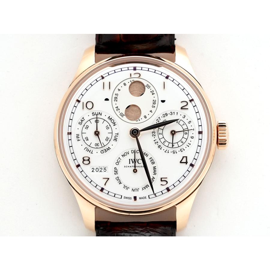 IWC ポルトギーゼ パーペチュアルカレンダー 44 Ref.IW503701 Armor Gold シルバー文字盤 | IWC SCHAFFHAUSEN | 01