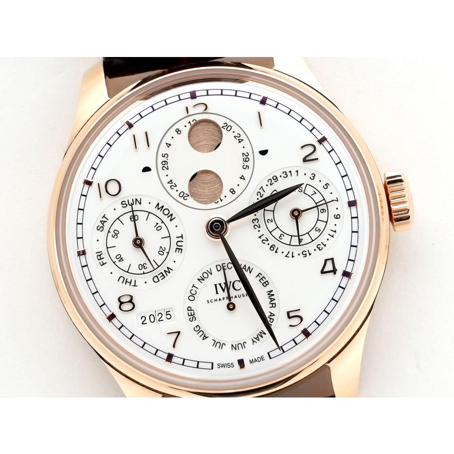 IWC ポルトギーゼ パーペチュアルカレンダー 44 Ref.IW503701 Armor Gold シルバー文字盤 | IWC SCHAFFHAUSEN | 02