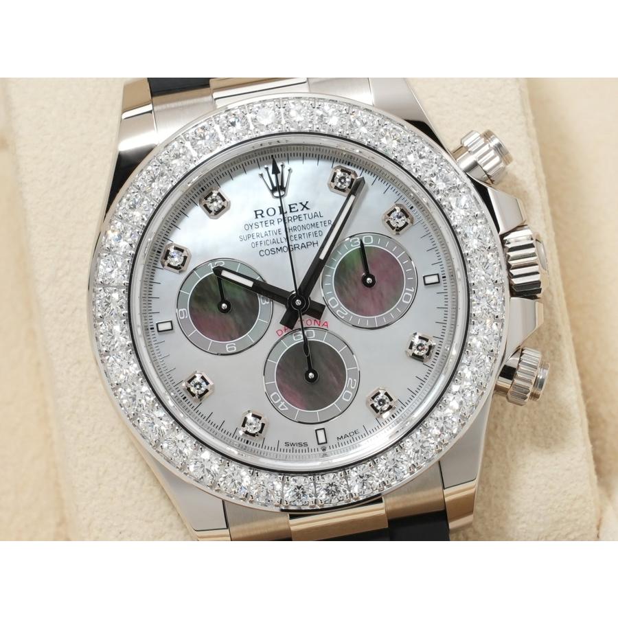 ロレックス デイトナ Ref.126589RBR ホワイトゴールド マザーオブパールxホワイト/ブラック文字盤 | コスモグラフ デイトナ | 02