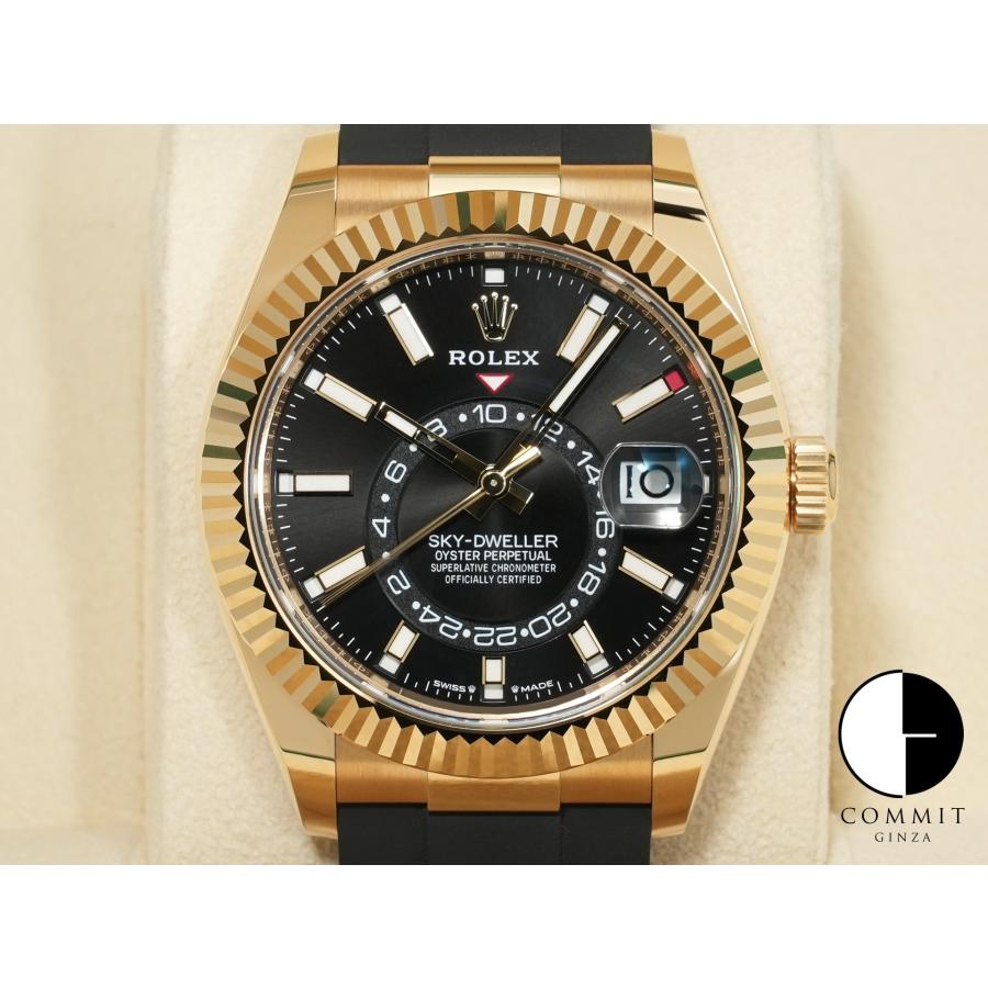 ロレックス スカイドゥエラー Ref.336238 イエローゴールド ブラック文字盤 | スカイドゥエラー
