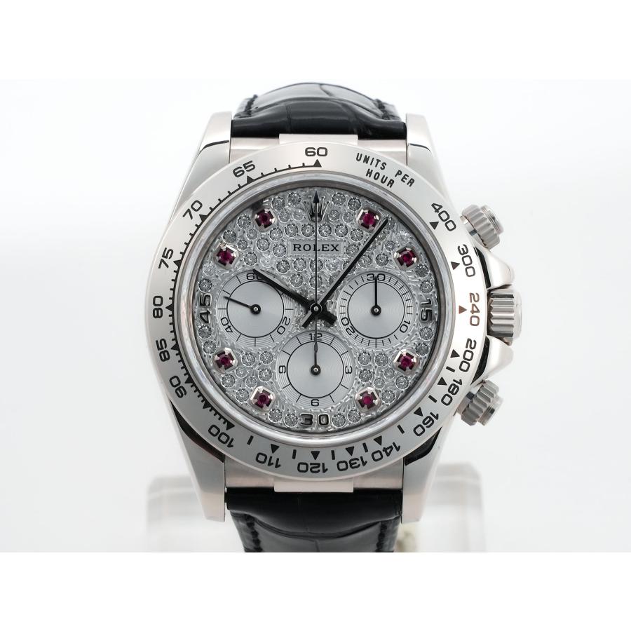 ロレックス デイトナ エルプリメロ Ref.16519 18KWG パヴェダイヤ 8Pルビー文字盤 | コスモグラフ デイトナ | 01