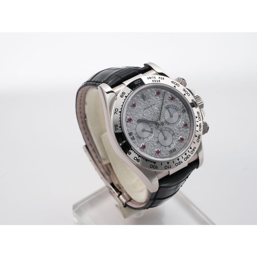 ロレックス デイトナ エルプリメロ Ref.16519 18KWG パヴェダイヤ 8Pルビー文字盤 | コスモグラフ デイトナ | 04