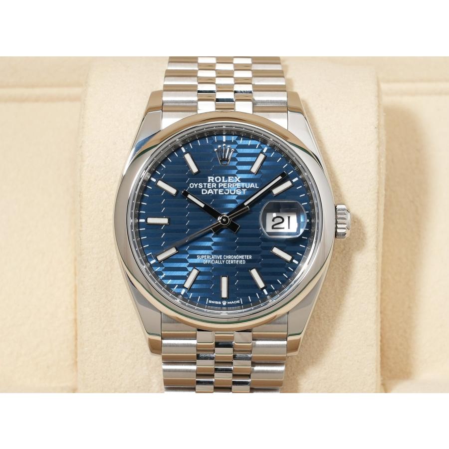 ロレックス デイトジャスト36 Ref.126200 SS ブルーフルーテッド文字盤 | デイトジャスト | 01