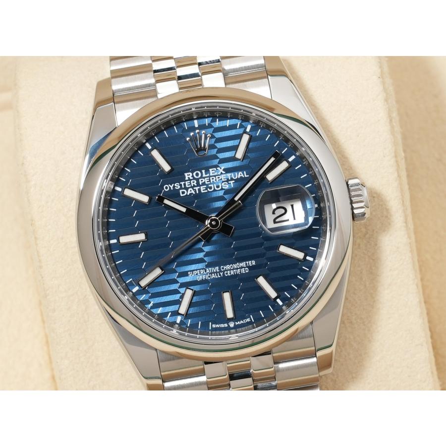 ロレックス デイトジャスト36 Ref.126200 SS ブルーフルーテッド文字盤 | デイトジャスト | 02