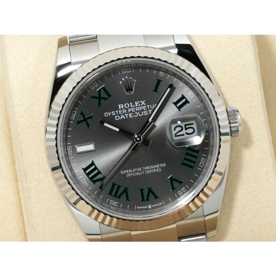 ロレックス デイトジャスト36 Ref.126234 ステンレススチール/ホワイトゴールド スレートローマン文字盤 オイスターブレスレット | デイトジャスト | 02