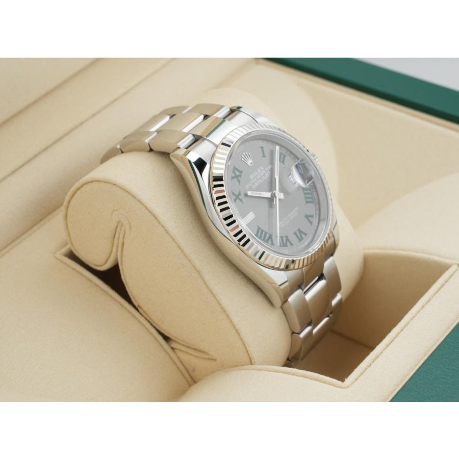 ロレックス デイトジャスト36 Ref.126234 ステンレススチール/ホワイトゴールド スレートローマン文字盤 オイスターブレスレット | デイトジャスト | 04