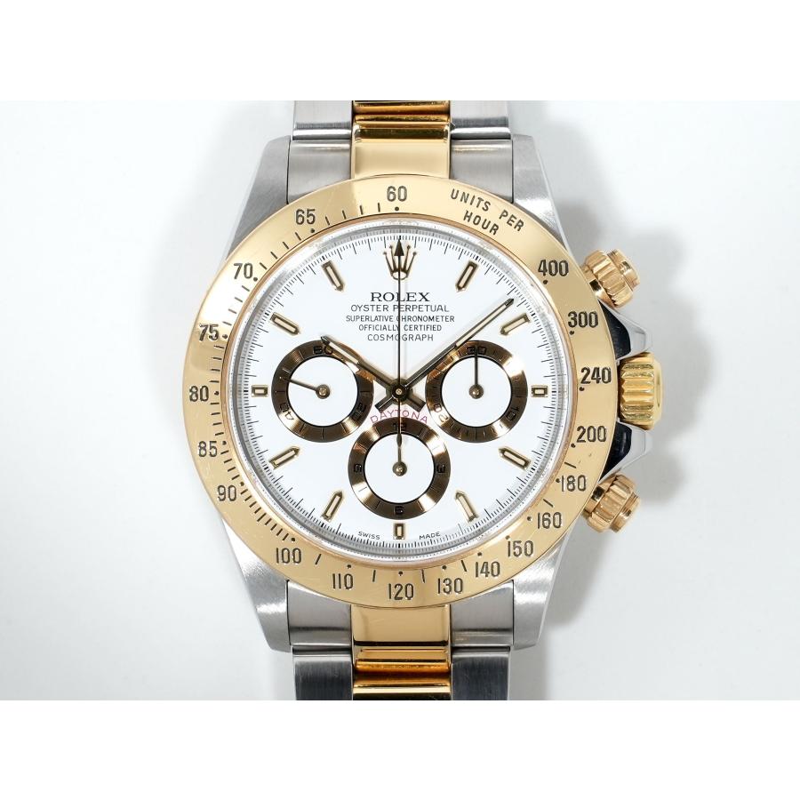 ロレックス デイトナ エルプリメロ Ref.16523 ステンレススチール/イエローゴールド ホワイト文字盤 | コスモグラフ デイトナ | 01