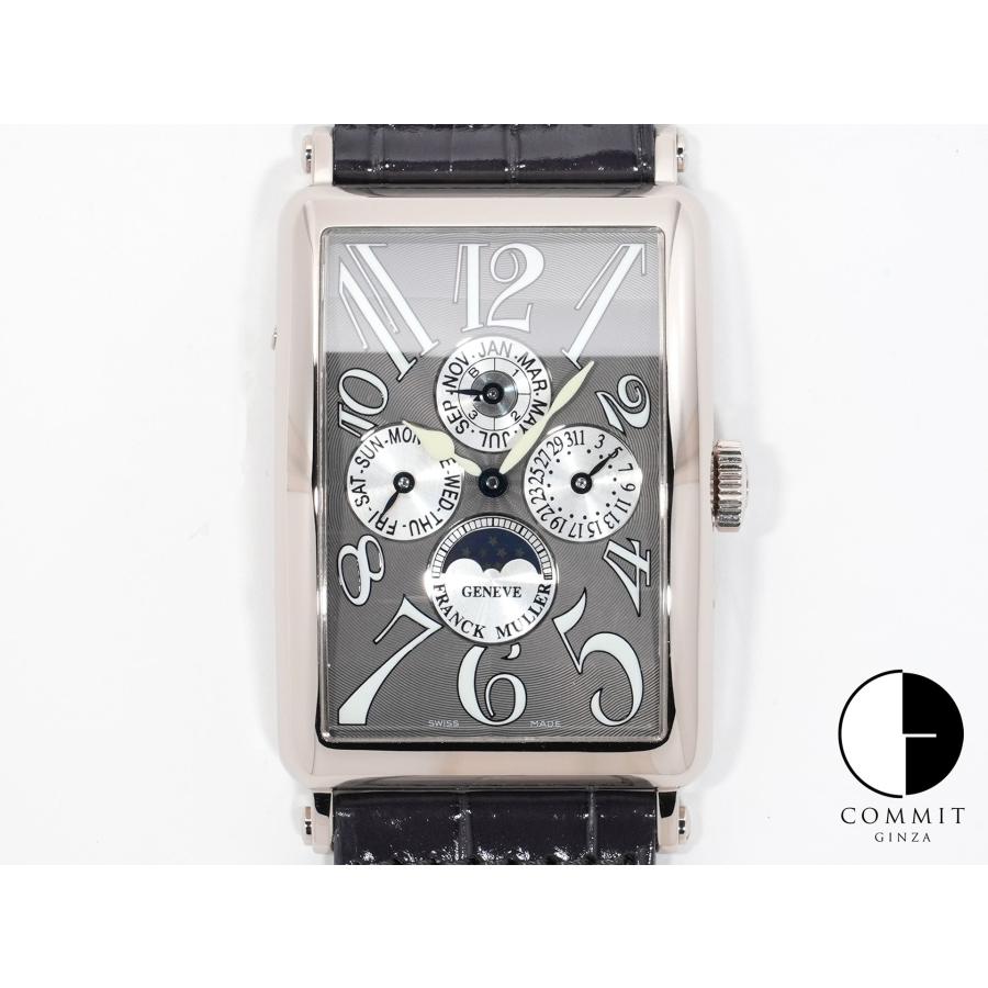フランクミュラー ロングアイランド パーペチュアルカレンダー Ref.1200 QP ホワイトゴールド グレー文字盤 | FRANCK MULLER