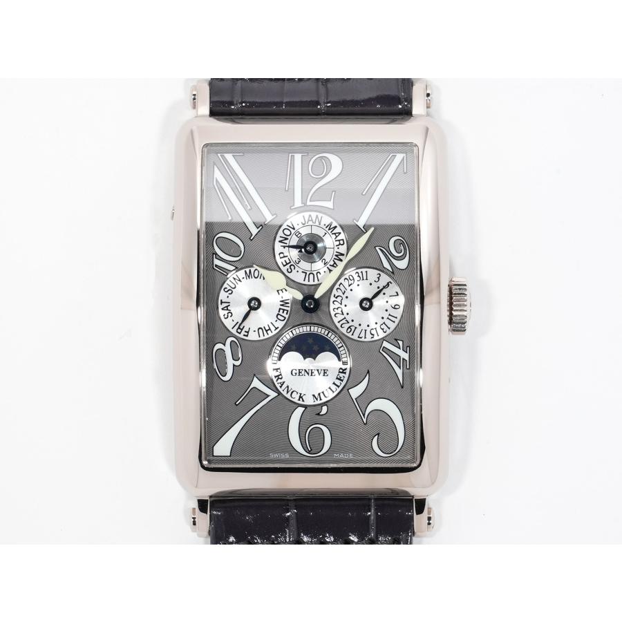 フランクミュラー ロングアイランド パーペチュアルカレンダー Ref.1200 QP ホワイトゴールド グレー文字盤 | FRANCK MULLER | 01