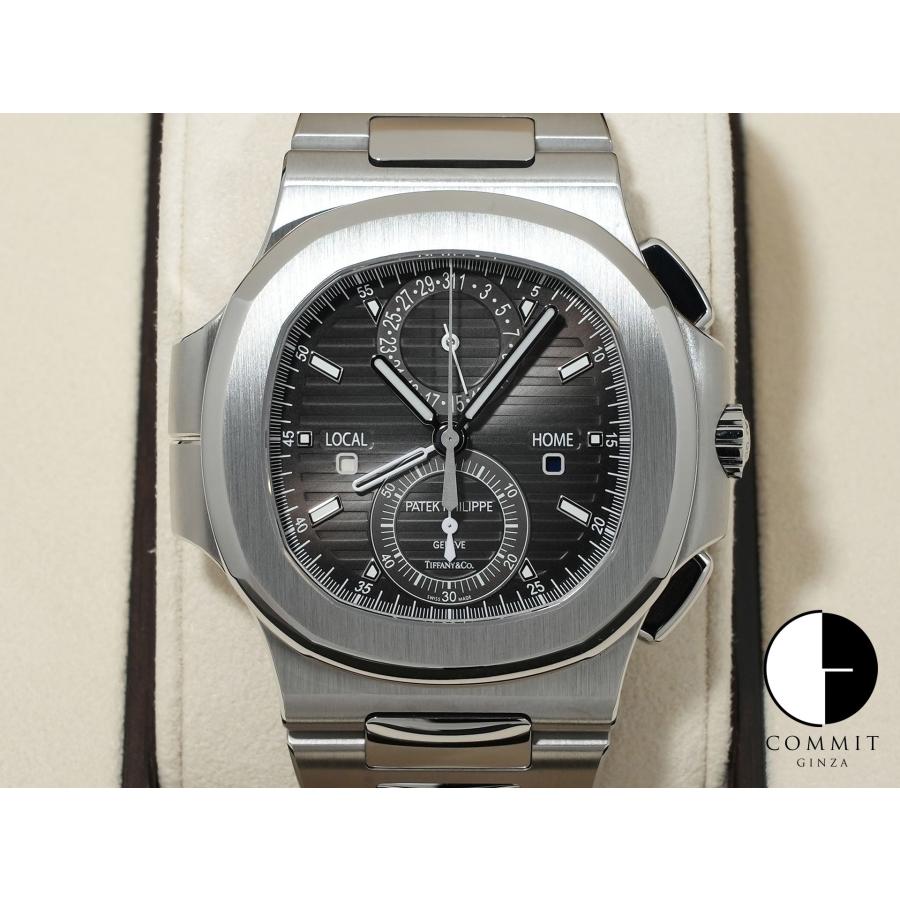 パテックフィリップ ノーチラス トラベルタイム クロノグラフ TIFFANY＆CO. Ref.5990/1A-001 ステンレススチール ブラックグラデーション文字盤 | ノーチラス