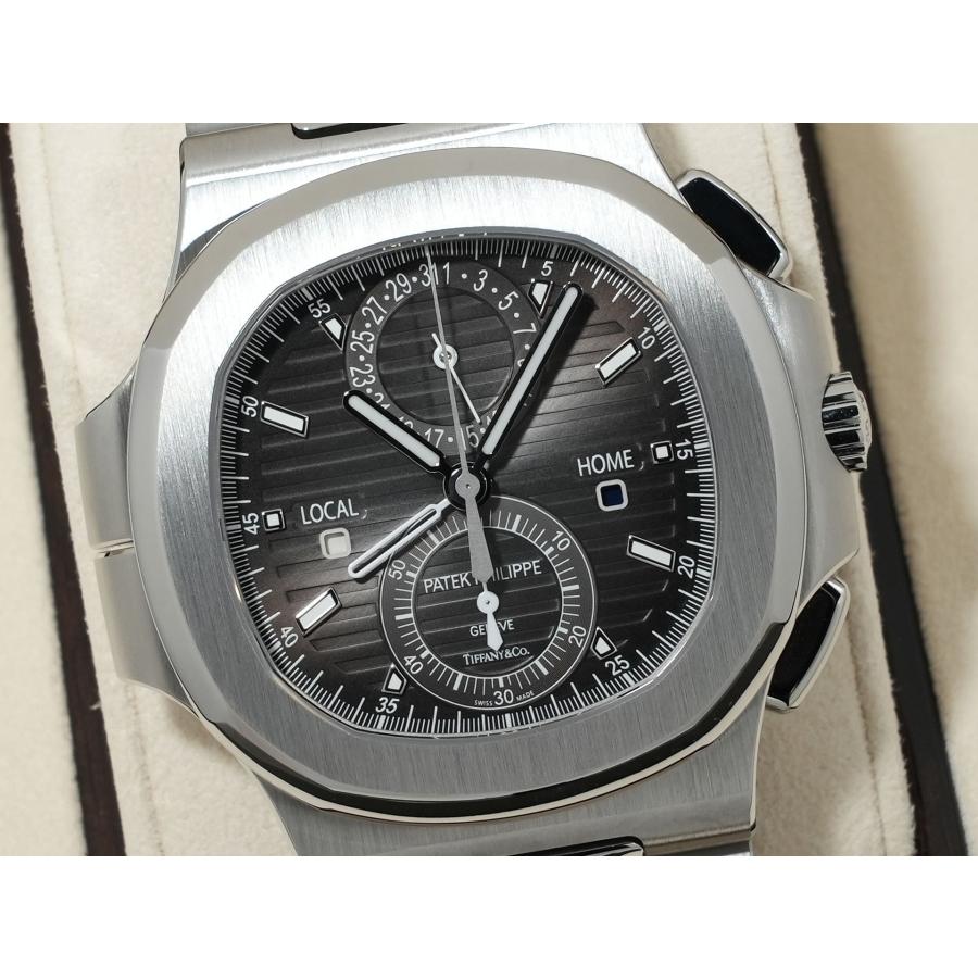 パテックフィリップ ノーチラス トラベルタイム クロノグラフ TIFFANY＆CO. Ref.5990/1A-001 ステンレススチール ブラックグラデーション文字盤 | ノーチラス | 02