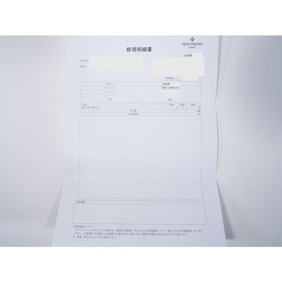 パテックフィリップ Twenty-4 Ref.7300/1200A-011 ステンレススチール オリーブグリーン ソレイユ文字盤 | PATEK PHILIPPE | 10