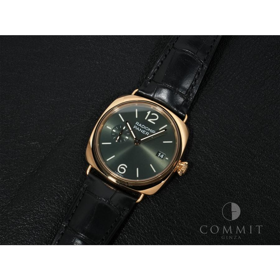 パネライ ラジオミール クアランタ イエローゴールド Ref.PAM01437 18KYG グリーン文字盤 | OFFICINE PANERAI | 12