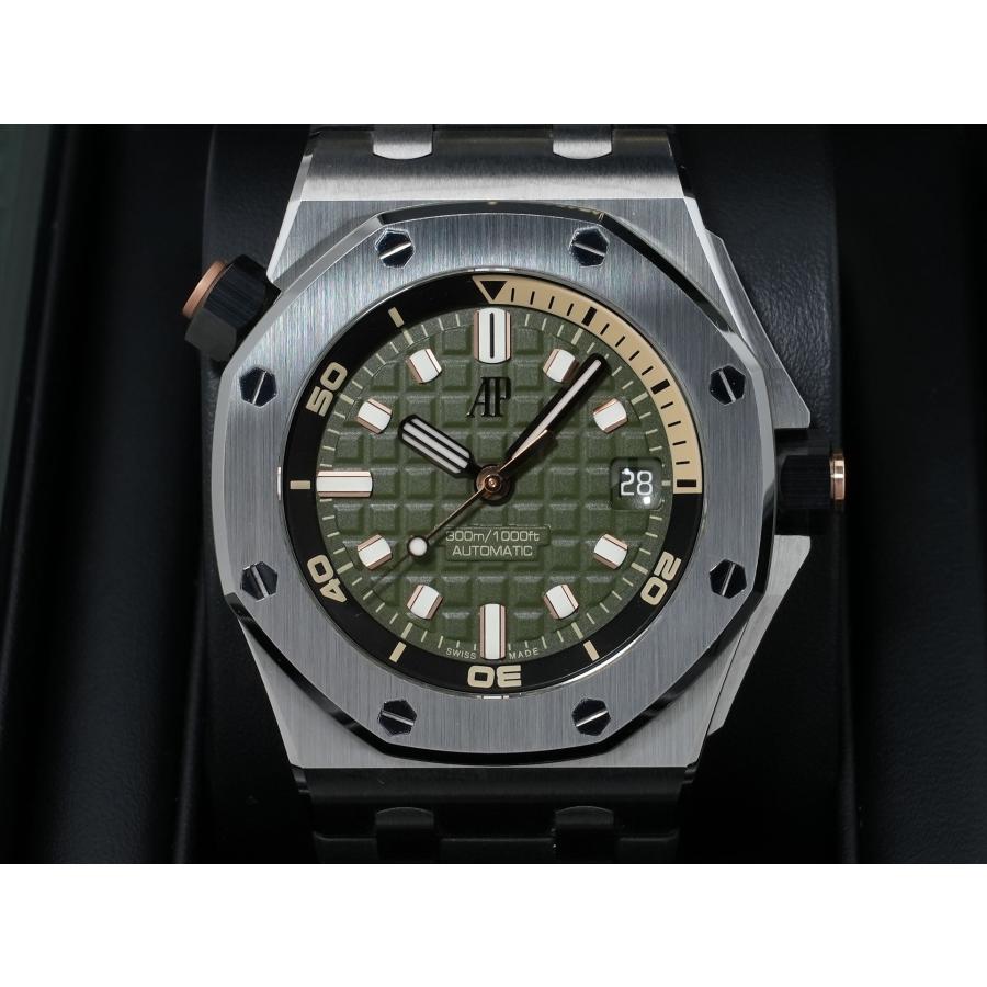 オーデマピゲ ロイヤルオーク オフショア ダイバー Ref.15720ST.OO.A052CA.01 ステンレススチール カーキグリーン文字盤 | AUDEMARS PIGUET | 01