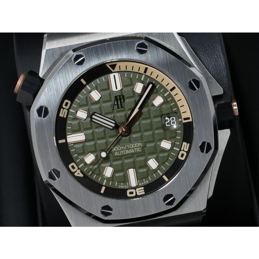 オーデマピゲ ロイヤルオーク オフショア ダイバー Ref.15720ST.OO.A052CA.01 ステンレススチール カーキグリーン文字盤 | AUDEMARS PIGUET | 02