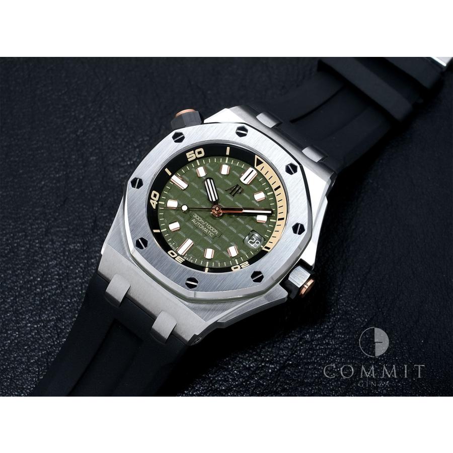 オーデマピゲ ロイヤルオーク オフショア ダイバー Ref.15720ST.OO.A052CA.01 ステンレススチール カーキグリーン文字盤 | AUDEMARS PIGUET | 09