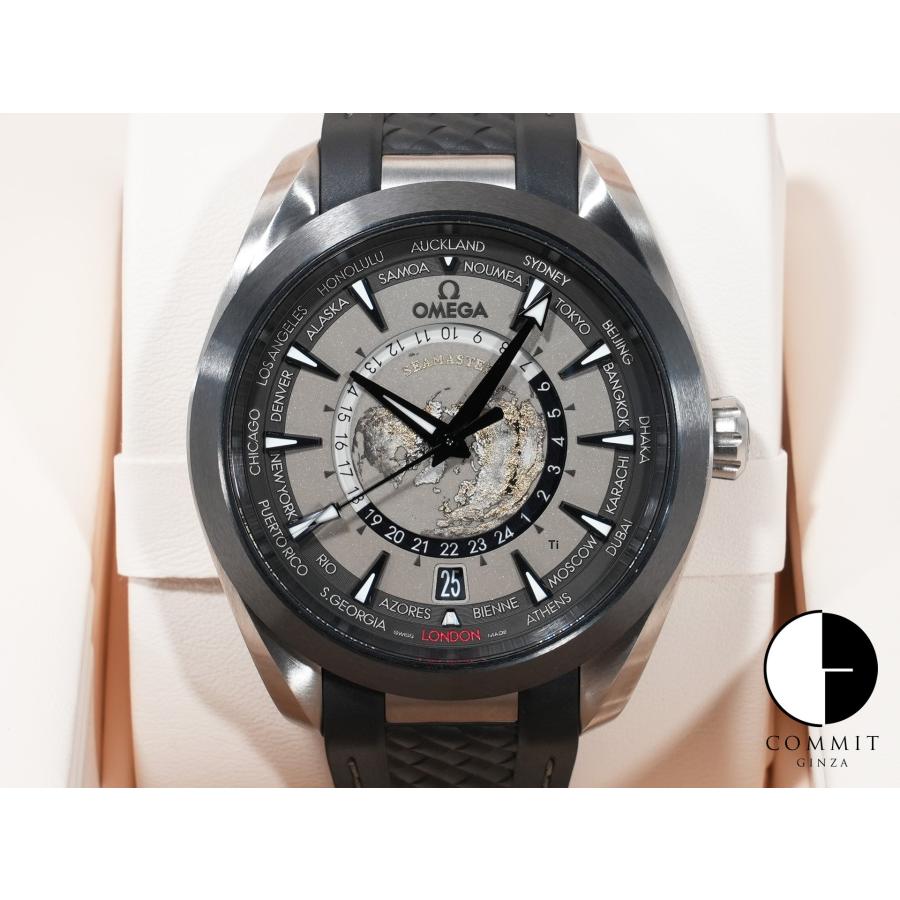 オメガ シーマスター アクアテラ 150M GMT ワールドタイマー Ref.220.92.43.22.99.001 チタン グレー文字盤 | OMEGA