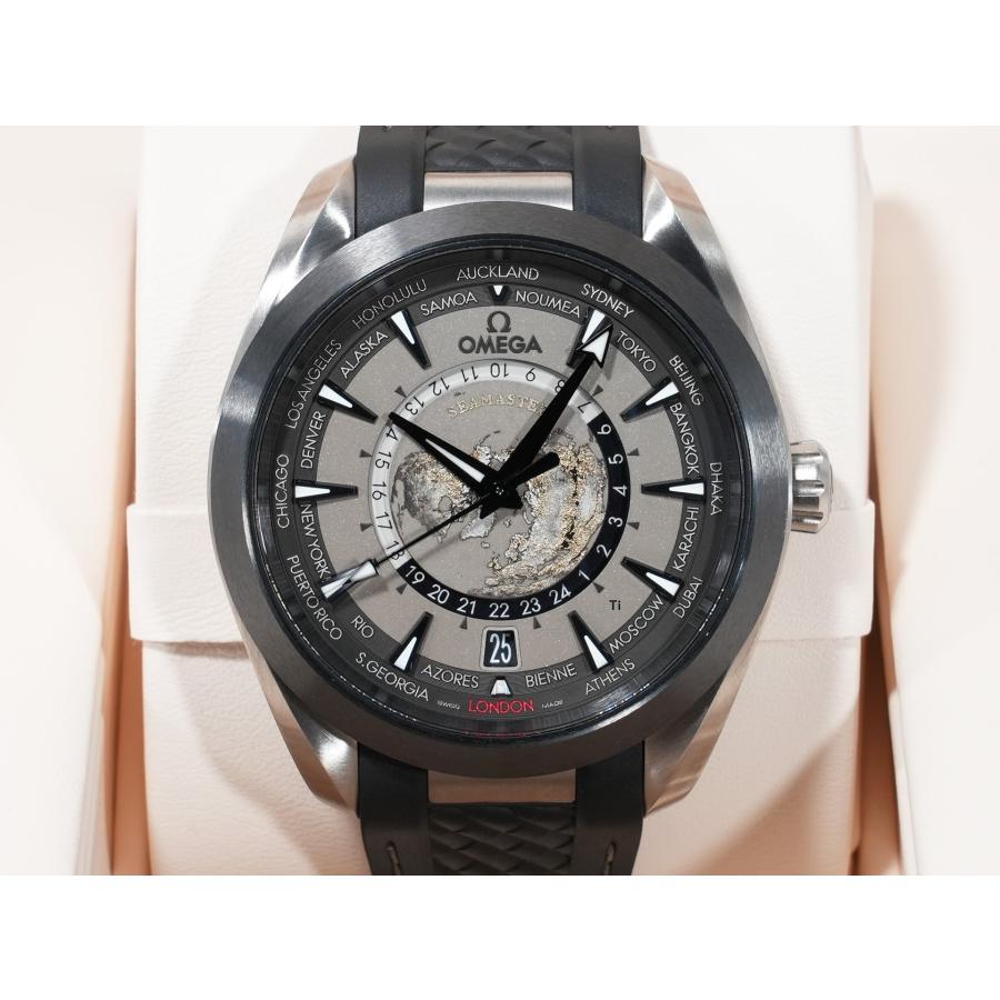 オメガ シーマスター アクアテラ 150M GMT ワールドタイマー Ref.220.92.43.22.99.001 チタン グレー文字盤 | OMEGA | 01