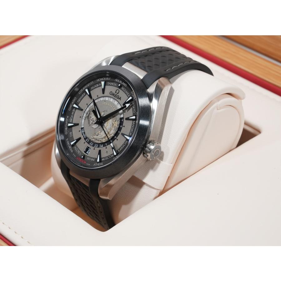 オメガ シーマスター アクアテラ 150M GMT ワールドタイマー Ref.220.92.43.22.99.001 チタン グレー文字盤 | OMEGA | 03
