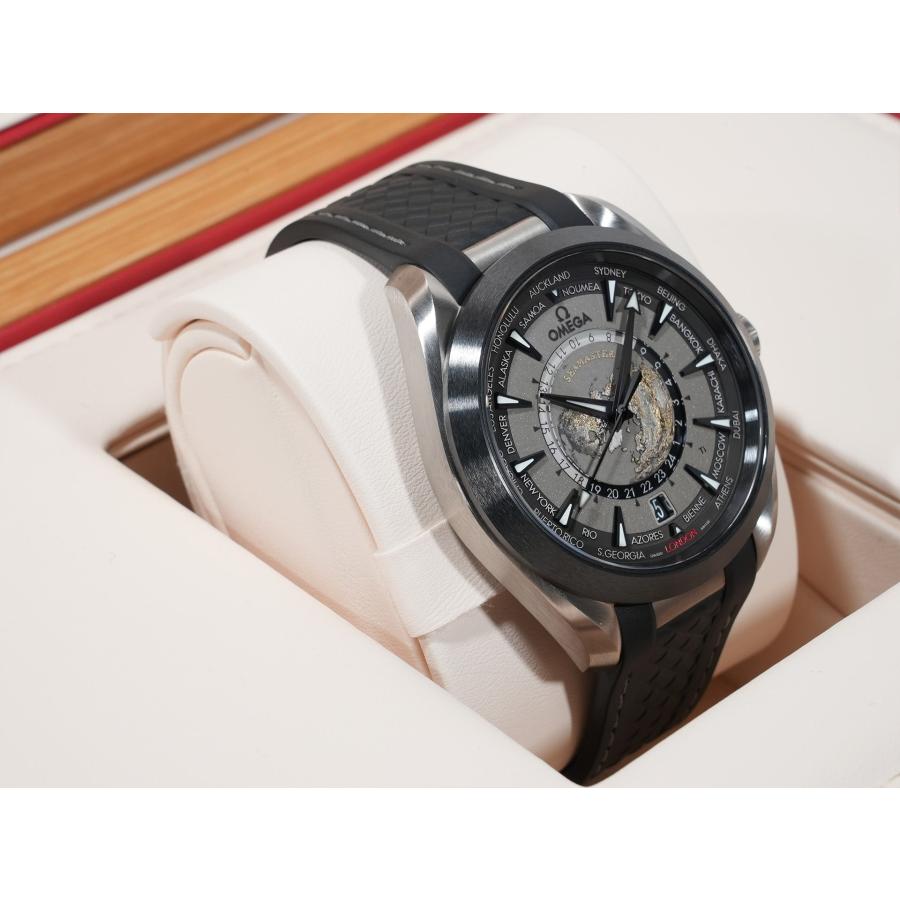 オメガ シーマスター アクアテラ 150M GMT ワールドタイマー Ref.220.92.43.22.99.001 チタン グレー文字盤 | OMEGA | 04