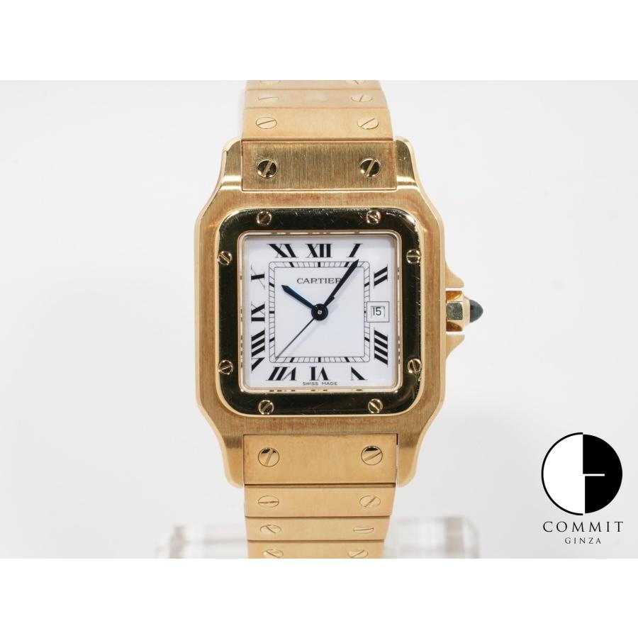 カルティエ サントス ガルべ LM Ref.2960 イエローゴールド ホワイト文字盤 | Cartier