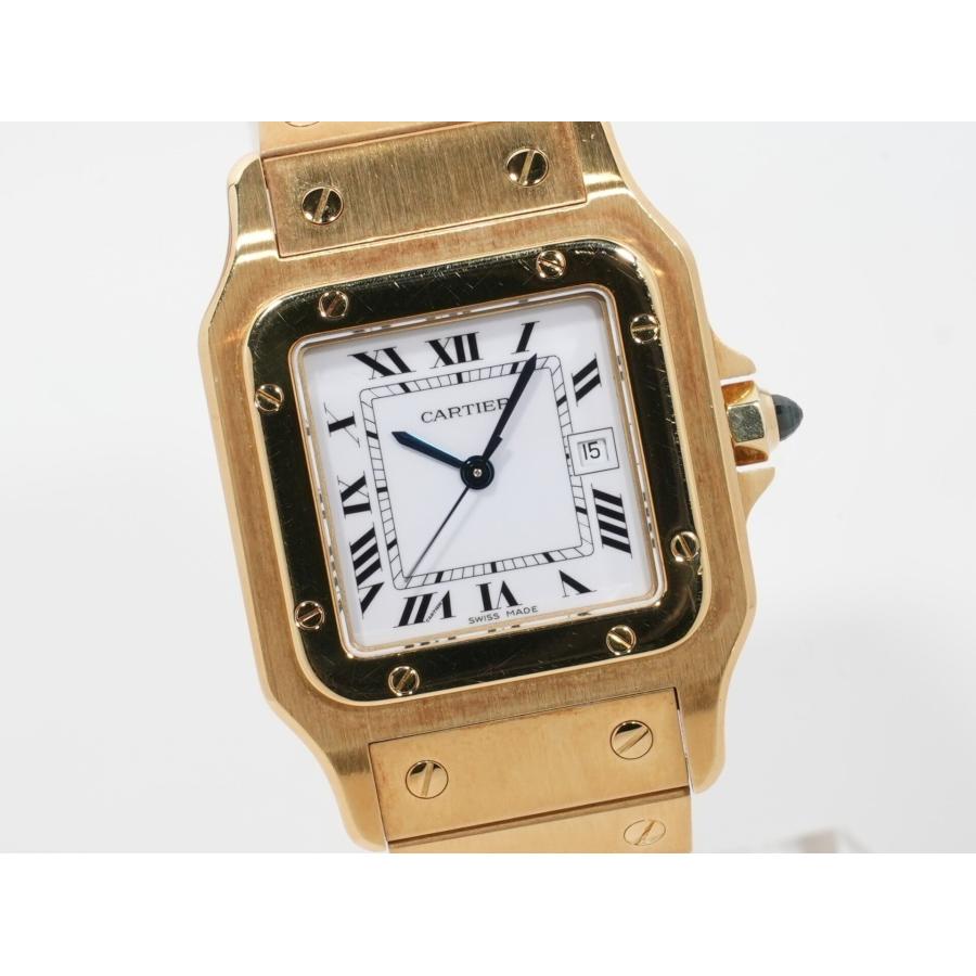 カルティエ サントス ガルべ LM Ref.2960 イエローゴールド ホワイト文字盤 | Cartier | 02